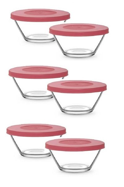 LAV 6 Pieces 215Cc Feyzade Vega Storage Container