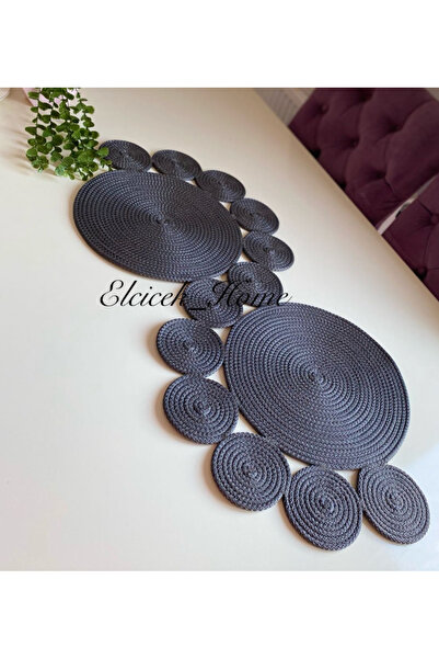 ELÇİÇEK HOME El Yapımı,Runner,Masa Örtüsü 40*85