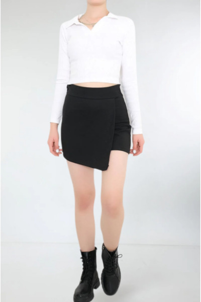 StilVibe Black Skirt Shorts Picks Editor