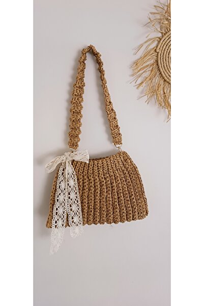 SİMAYMODDA حقيبة القش حقيبة يد الشاطئ حقيبة الكتف