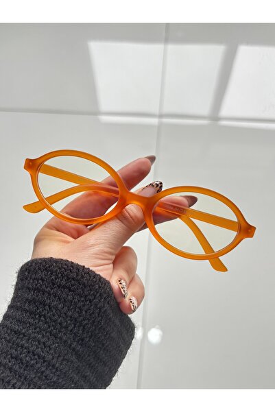 BluePepper Miux Orange Oval Frame Blue Light Protection Screen Goggles, Optic...