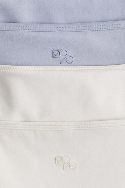 H&M 2-pack Sports Strappy Tops In Drymove™