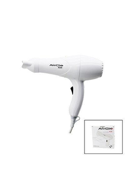 shopwave Alize White Hair Dryer - Blaster + Narrow Styling Nozzle 2 Stage Heat Adjustment 1200W (