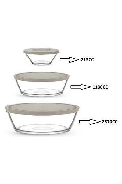 LAV Vega Storage Container Set (2370Cc-1130Cc-215Cc) - Feyzade
