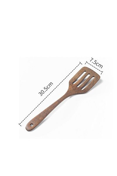Choice 30.5cm Shovel Gianxi Kitchen Utensils Set Non-stick Chicken-wing Wood Kitchenware Soup Spoon Spatula