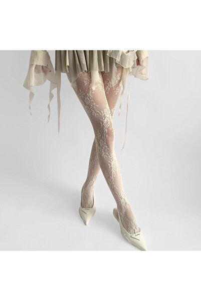 Zess store Zess dantelli romantik külotlu çorap Y2K
