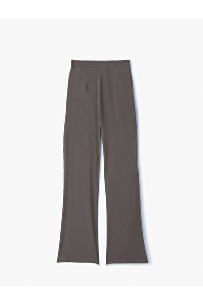 Koton Cepli Pile Detaylı Geniş Paça Pantolon