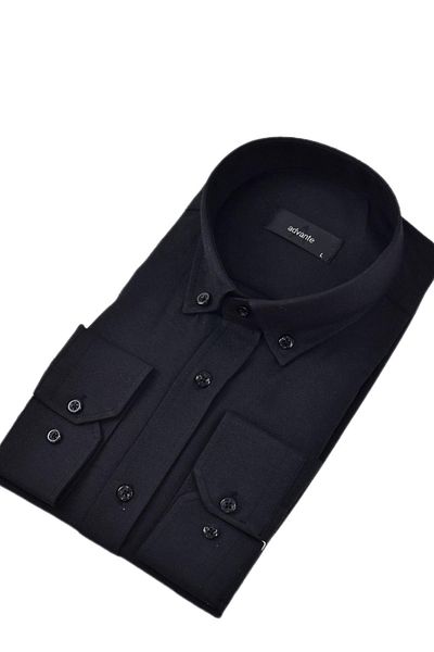 ADVANTE Men's Classic Single Pocket Long Sleeve Shirt Bgl-St04339