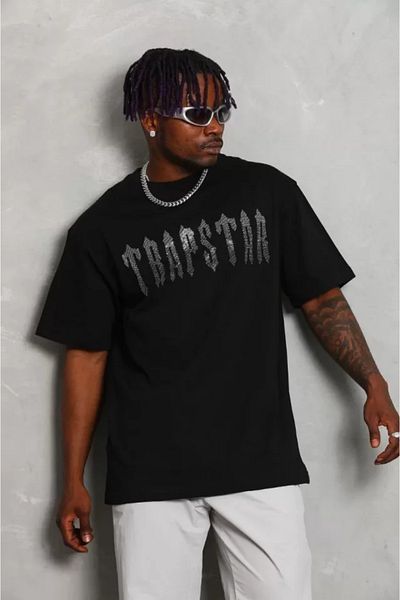 Kokosh moda Μπλουζάκι Unisex Oversize Stone Crew Neck - Μαύρο