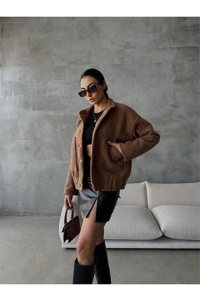 modaserdem Buklet College Coat - Brown