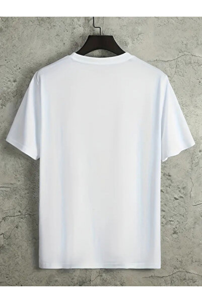 GENCULUS Turega Style Men's Short Sleeve Crew Neck Printed Single Jersey T-Shirt