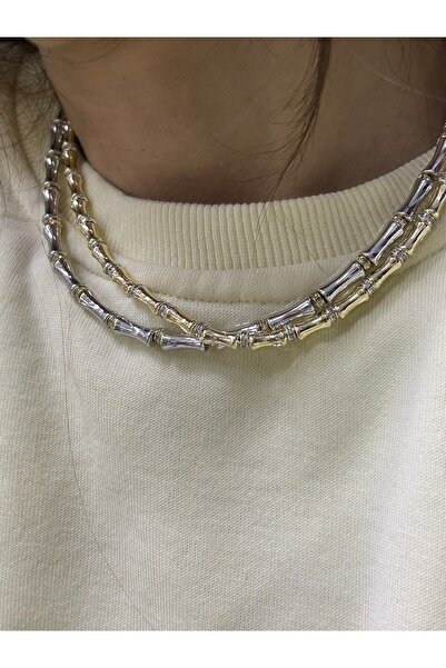 COSİBELLA Kadın 2 li  Serenay Tarz Kolye Seti