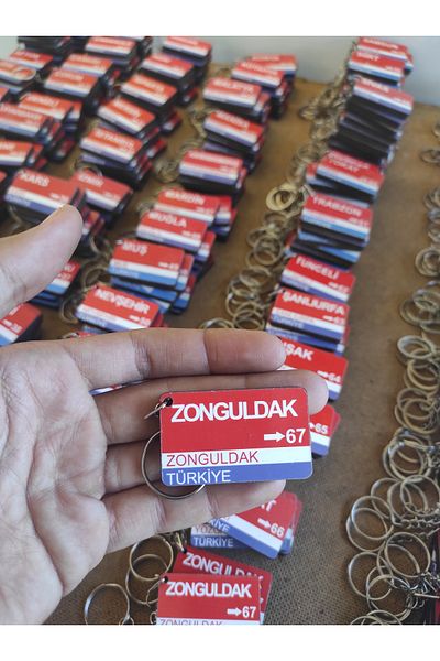 Home Zonguldak 67 Hometown Keychain
