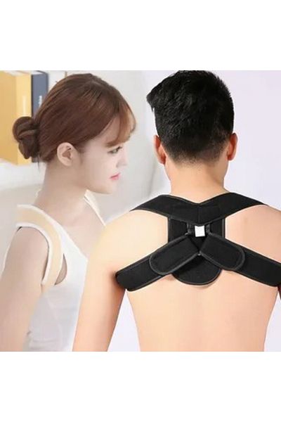 Generic 2 pieces of back brace to adjust the curvature of the back