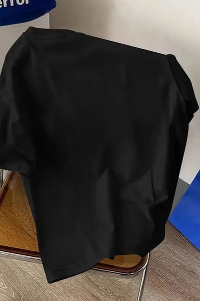 Massgai Μπλουζάκι Unisex Paris Printed Oversize 100% βαμβάκι