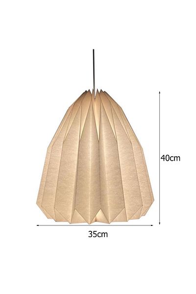 APWIKOGER Paper Lamp Cover A Nordic Creative Paper Lamp Cover Origami Lantern Hanging Lampshade Foldable Hangi