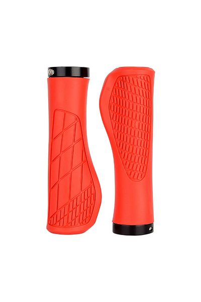 Choice Red Bicycle Grips Mountain Bike Handlebar Anti-Slip Shockproof Ergonomic Lockable Grips Cycling Bicy