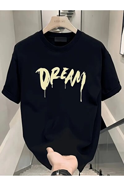 Massgai Unisex Dream in my heart Μπλουζάκι με στάμπα Oversize 100% βαμβάκι