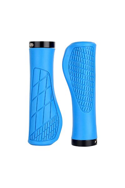 Choice Blue Bicycle Grips Mountain Bike Handlebar Anti-Slip Shockproof Ergonomic Lockable Grips Cycling Bic
