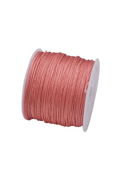 Choice 0.8mm 45meters garnet red 50Yds 0.8mm Crafts Nylon Cord For Jewelry Making Beading Braided Nylon Sat