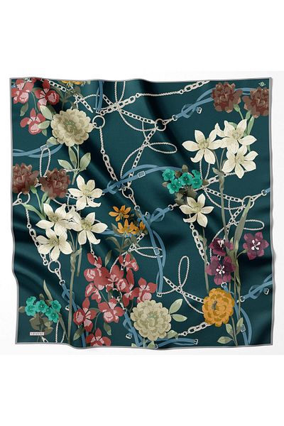 Armine Silk Scarf - 8827d-53 - Sura