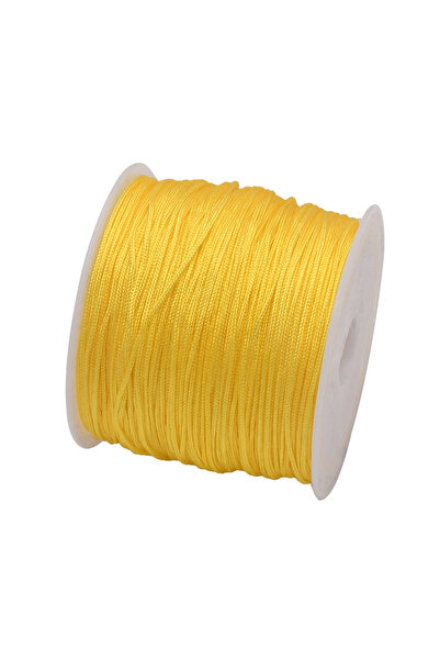 Choice 0.8 مم 45 متر أصفر 50 ياردة 0.8 مم حبل نايلون للحرف اليدوية لصنع المجو...