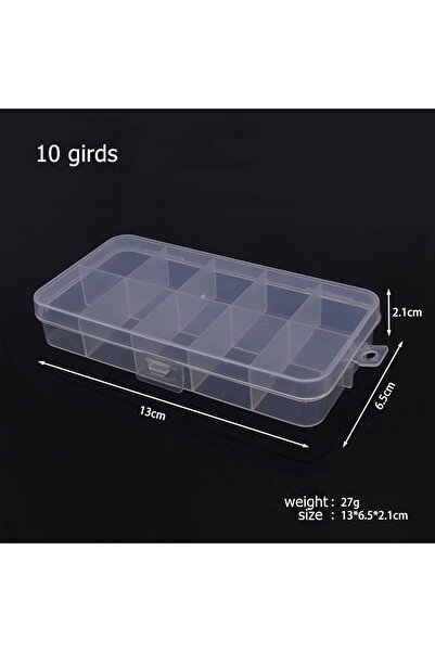 Choice صندوق تخزين بلاستيكي منظم للمجوهرات مع 10 أحزمة و6-32 حجرة مع فواصل لل...
