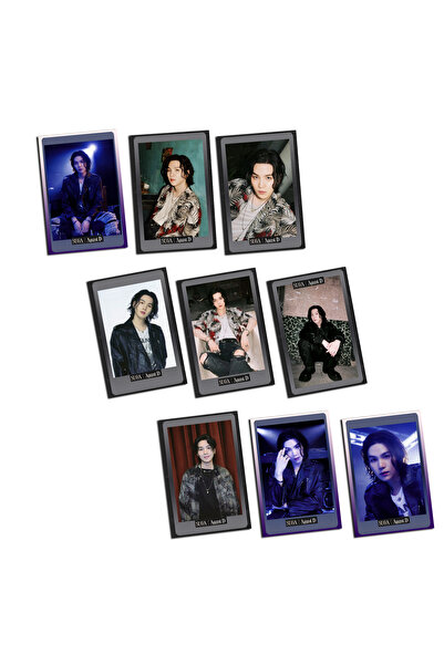 Güneş Kırtasiye BTS Suga Agust D Fotokart Set 9 Adet Fotokart