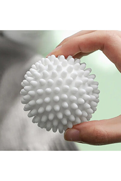 Choice كرة غسيل بيضاء قطعة واحدة ربع قطعة مصممة خصيصًا للغسالات لإزالة الأوساخ ومنع