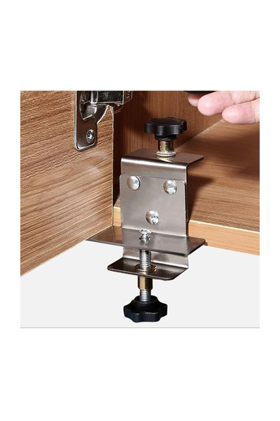 BGA Marangoz Ustamobilya Dolap Kapağı Montaj Kılavuzu Çekmece Montaj Aparatı Metal kılavuz 1 adet