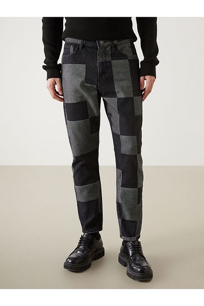 LC Waikiki Pantaloni de jeans pentru bărbați, cu croiala largi, sezon nou 710 - S5JC09Z8
