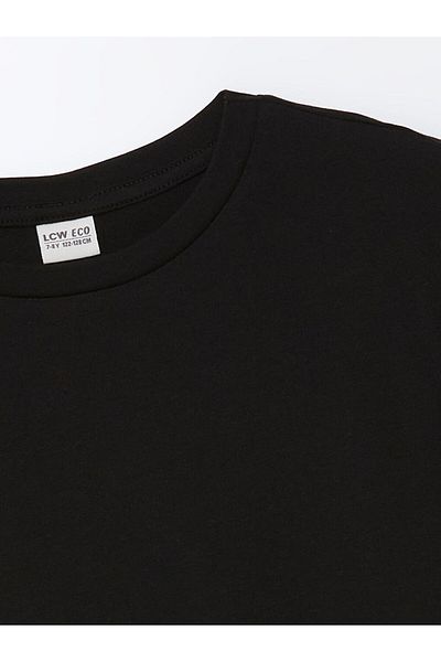 LC Waikiki Tricou pentru fete cu gât crew de sezon nou - S5EV99Z4