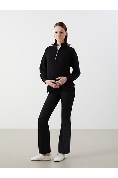 LC Waikiki Lcw Comfort Elastic Waist Abdominal Panel Maternity Sweatpants