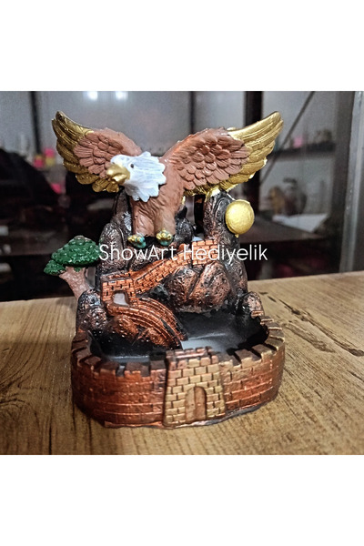 Show Art Hediyelik Yeni Model Kartal Kale Tütsülük