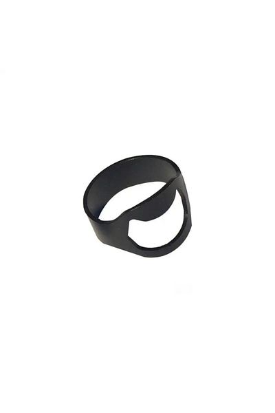 Choice Black Mini Can Opener Stainless Steel Bottle Opener Ring-shape Bottle Beer Opening Remover Kitchen G