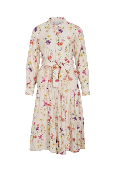 VILA Blusenkleid VIALINIA Midi