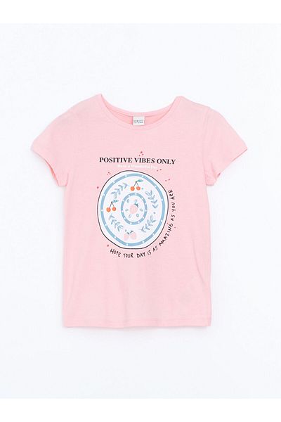 LC Waikiki Νέα σεζόν Crew Neck Girl's Tisort - S5EY05Z4