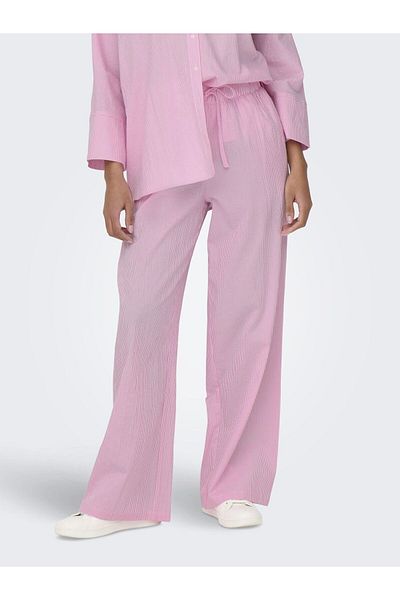 ONLY Hose mit weitem Beinschnitt ONLAUGUSTA Normal geschnitten Hose mit weitem Beinschnitt