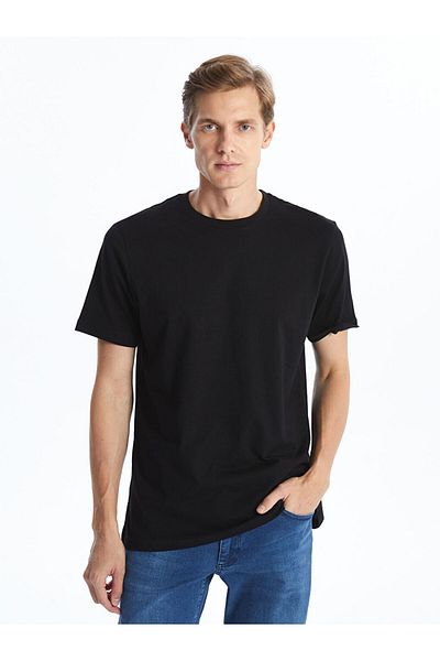 LC Waikiki New Season Crew Neck Combed Cotton Ανδρικό Tisort - S4OP35Z8