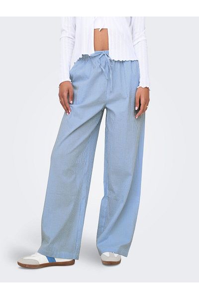 ONLY Hose mit weitem Beinschnitt ONLAUGUSTA Normal geschnitten Hose mit weitem Beinschnitt