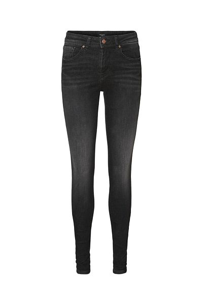 Veromoda Curve Slim Fit-Jeans „VMLUX“ Slim Fit-Jeans mit mittelhohem Bund