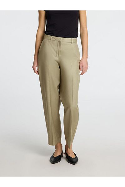Selected Femme Barrel Fit Hosen Mid Waist