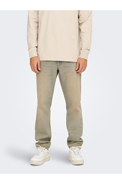 Only & Sons Slim Fit Jeans ONSWEFT Niedrige Taille Normal geschnitten Jeans