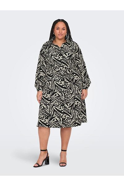 Only Carmakoma Kleid CARGRAPHIE Midikleid