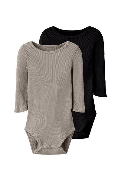 TWO SOON Body 2er-Pack Langarm
