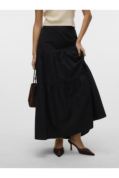 Vero Moda A-Linien Rock VMTILDA Hohe Taille Langer Rock