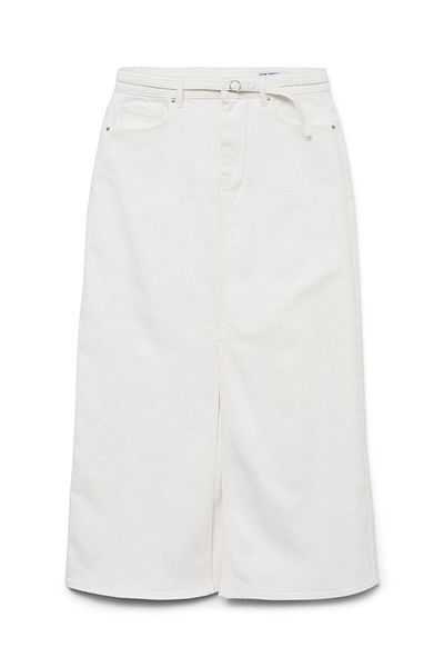 Vero Moda Jeansrock VMLIZZY Hohe Taille Langer Rock