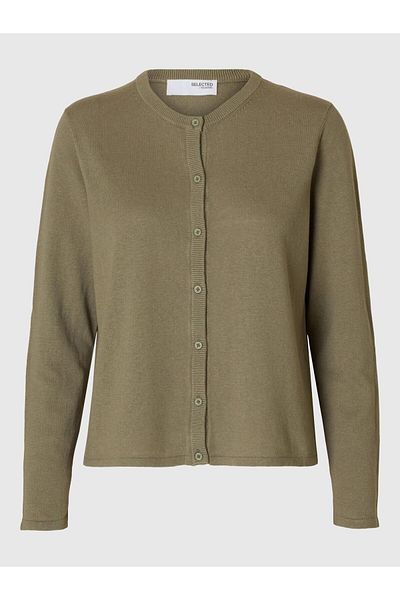 Selected Femme Strickjacke Leinenmix