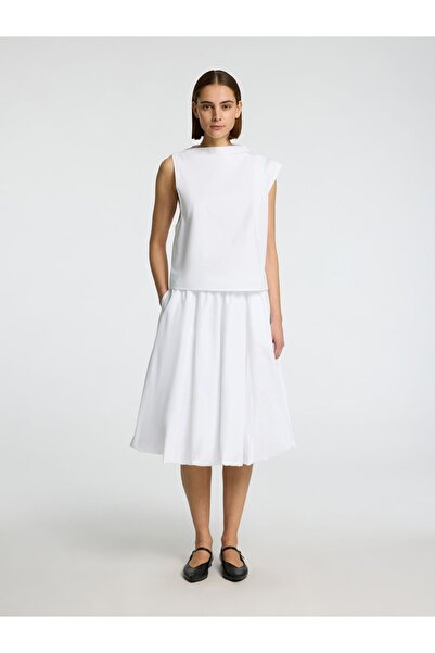 Selected Femme Midirock Bubble Hem