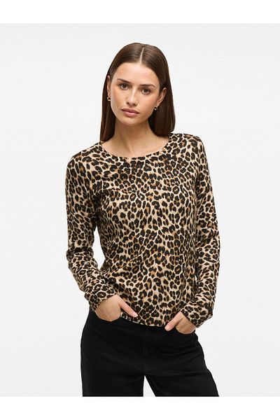 VILA Strickpullover Print